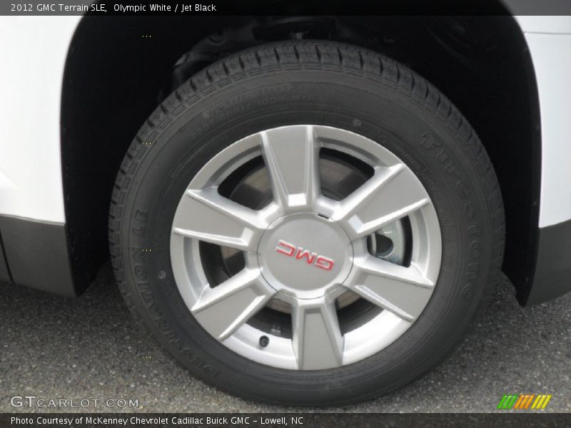Olympic White / Jet Black 2012 GMC Terrain SLE