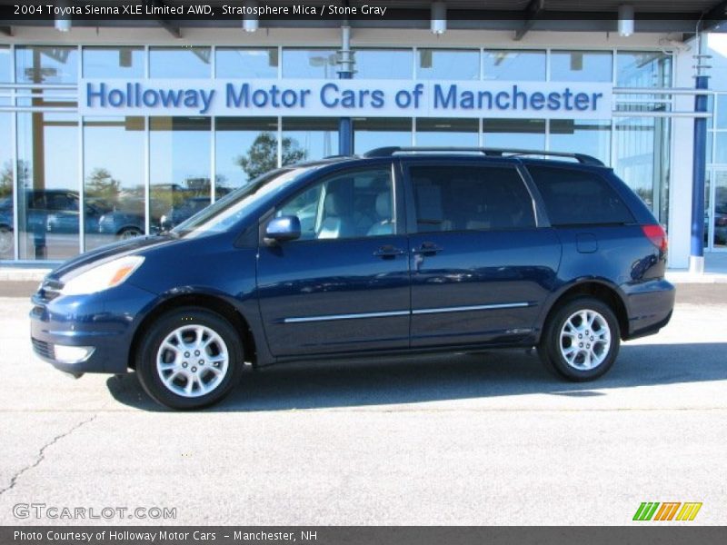 Stratosphere Mica / Stone Gray 2004 Toyota Sienna XLE Limited AWD