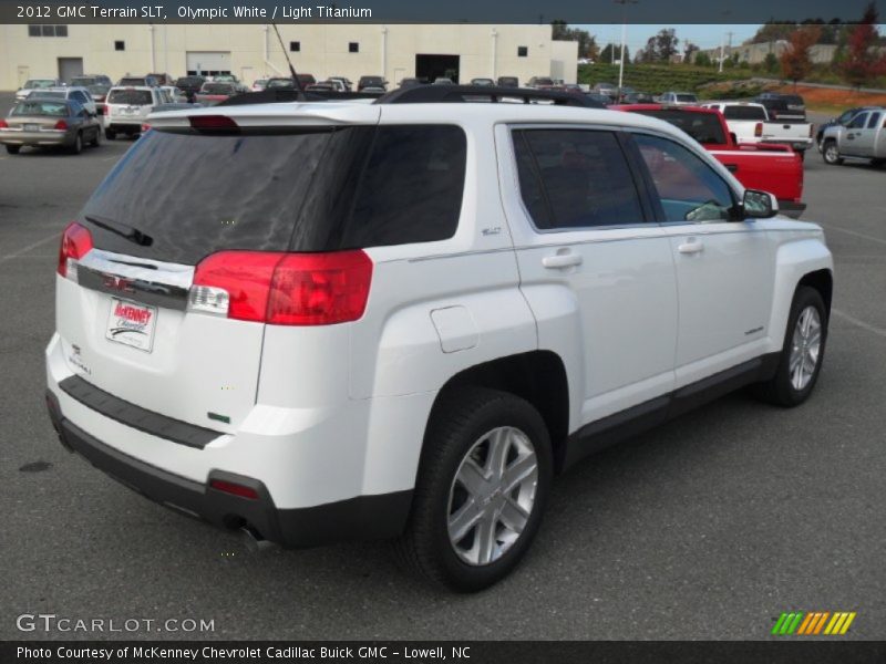 Olympic White / Light Titanium 2012 GMC Terrain SLT