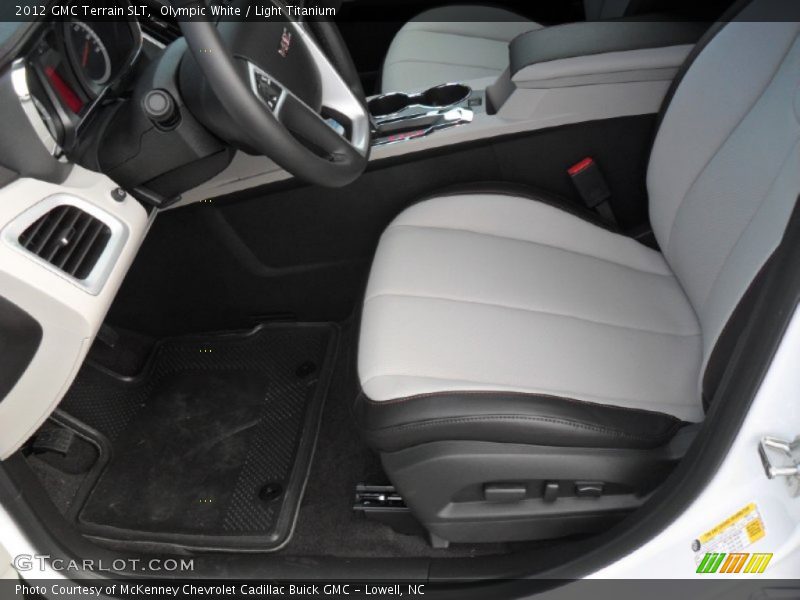 Olympic White / Light Titanium 2012 GMC Terrain SLT