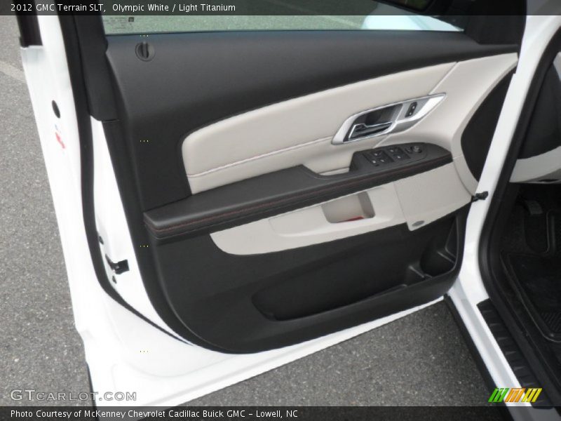 Olympic White / Light Titanium 2012 GMC Terrain SLT