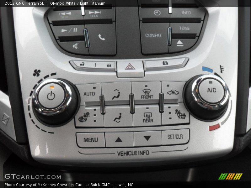 Olympic White / Light Titanium 2012 GMC Terrain SLT