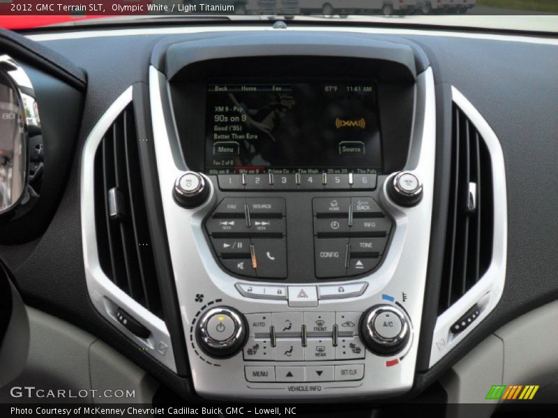 Olympic White / Light Titanium 2012 GMC Terrain SLT