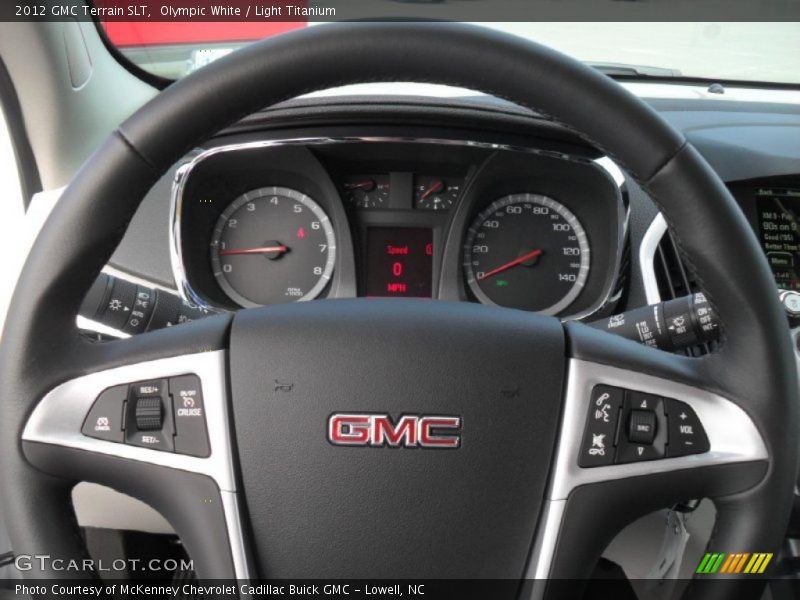 Olympic White / Light Titanium 2012 GMC Terrain SLT