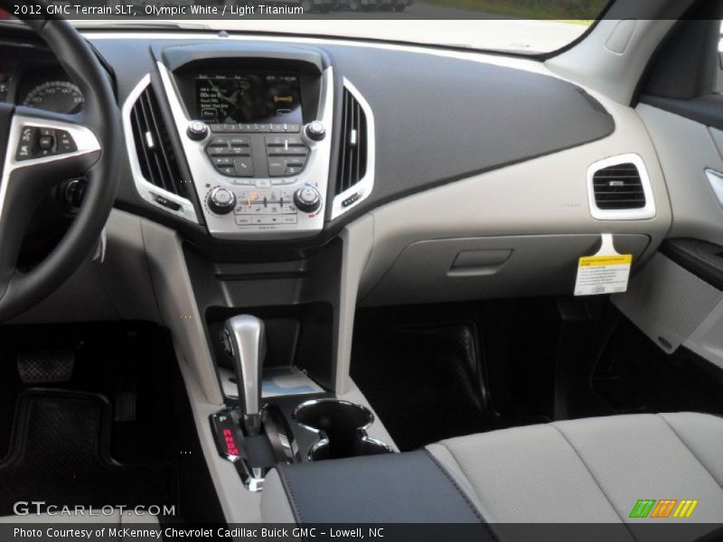 Olympic White / Light Titanium 2012 GMC Terrain SLT