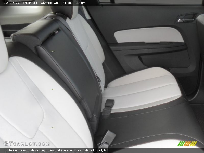 Olympic White / Light Titanium 2012 GMC Terrain SLT