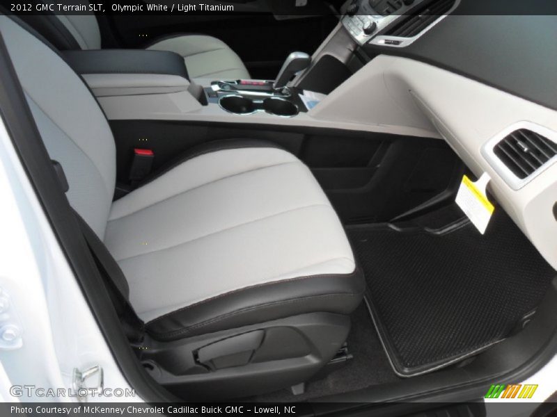 Olympic White / Light Titanium 2012 GMC Terrain SLT
