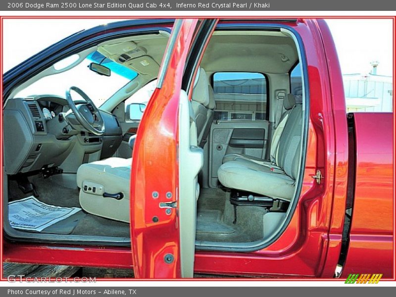  2006 Ram 2500 Lone Star Edition Quad Cab 4x4 Khaki Interior