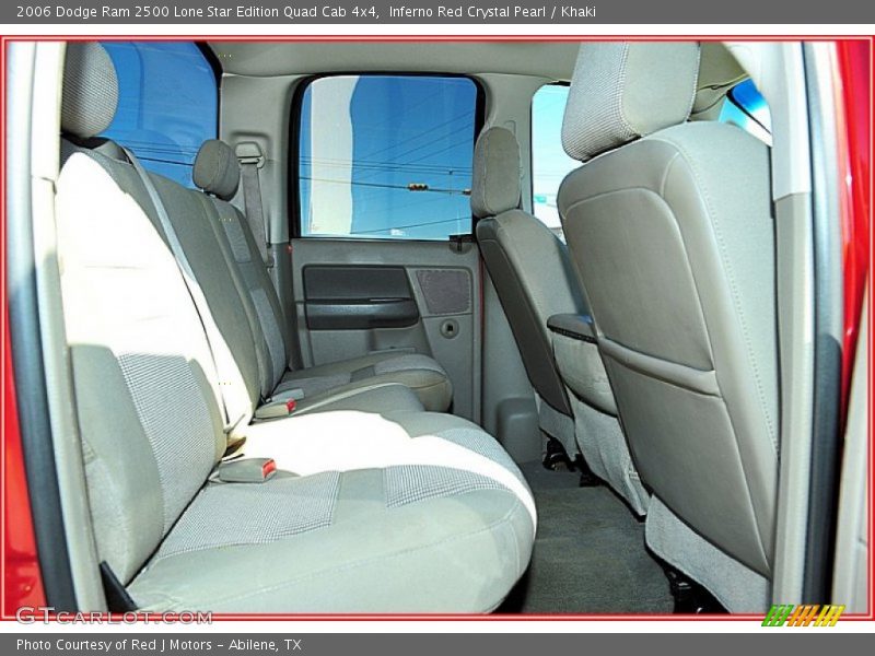  2006 Ram 2500 Lone Star Edition Quad Cab 4x4 Khaki Interior