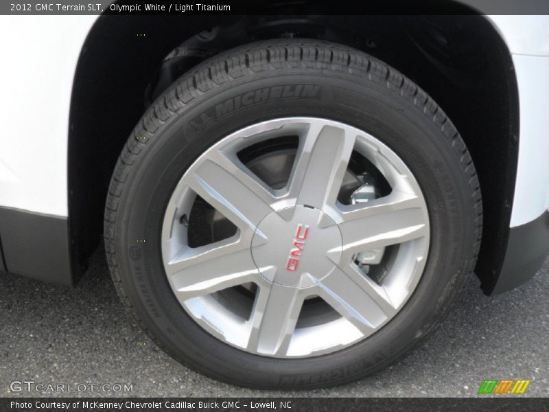 Olympic White / Light Titanium 2012 GMC Terrain SLT