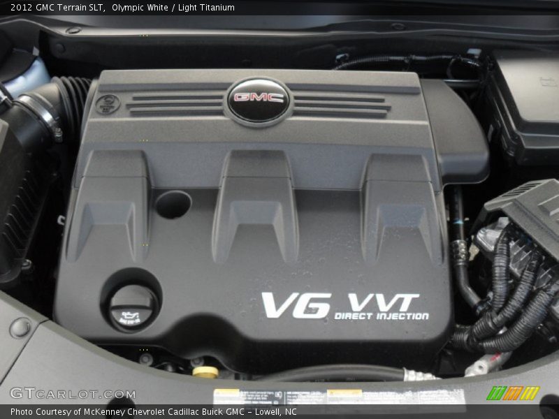 Olympic White / Light Titanium 2012 GMC Terrain SLT