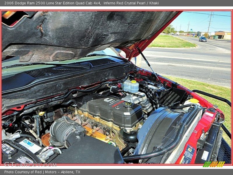  2006 Ram 2500 Lone Star Edition Quad Cab 4x4 Engine - 5.9 Liter OHV 24-Valve Cummins Turbo Diesel Inline 6 Cylinder