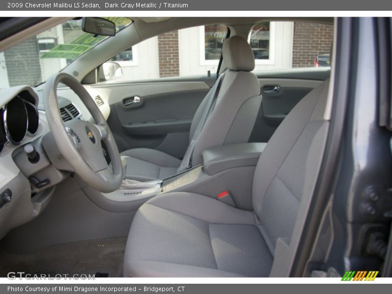 Dark Gray Metallic / Titanium 2009 Chevrolet Malibu LS Sedan