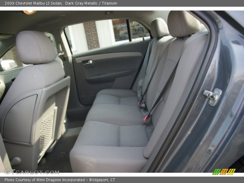 Dark Gray Metallic / Titanium 2009 Chevrolet Malibu LS Sedan