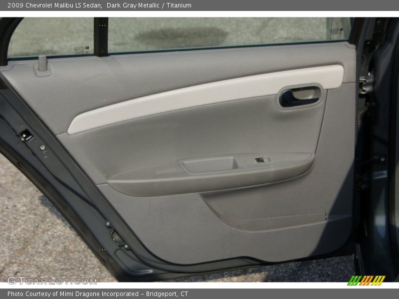 Dark Gray Metallic / Titanium 2009 Chevrolet Malibu LS Sedan