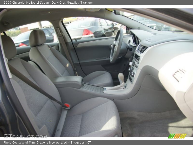 Dark Gray Metallic / Titanium 2009 Chevrolet Malibu LS Sedan