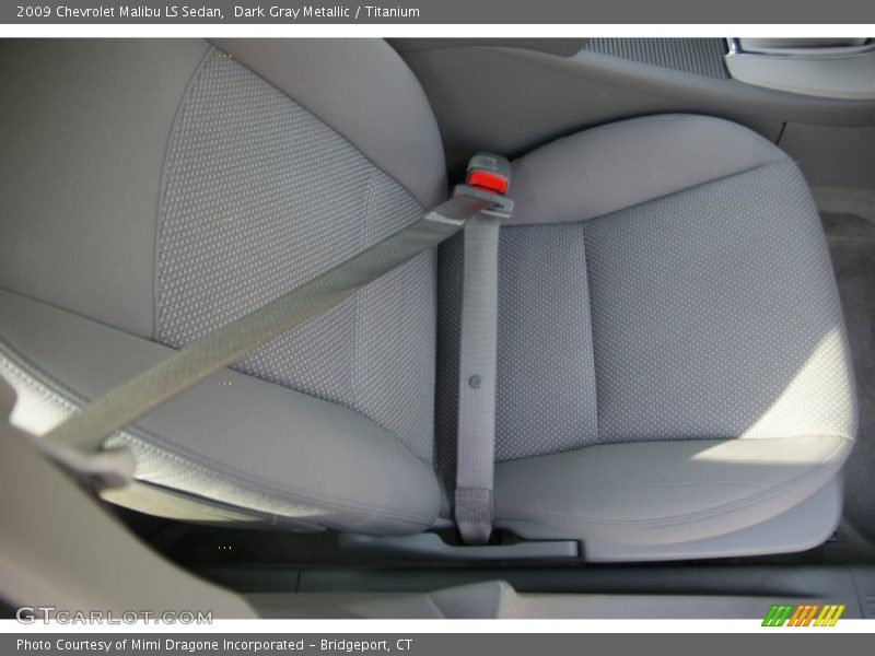 Dark Gray Metallic / Titanium 2009 Chevrolet Malibu LS Sedan