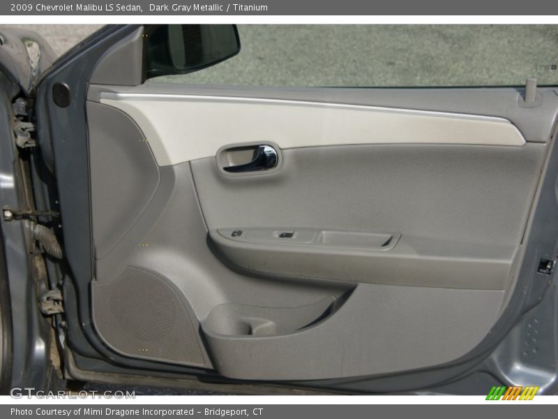 Dark Gray Metallic / Titanium 2009 Chevrolet Malibu LS Sedan