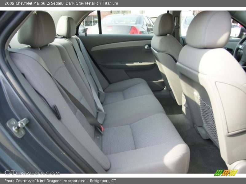 Dark Gray Metallic / Titanium 2009 Chevrolet Malibu LS Sedan