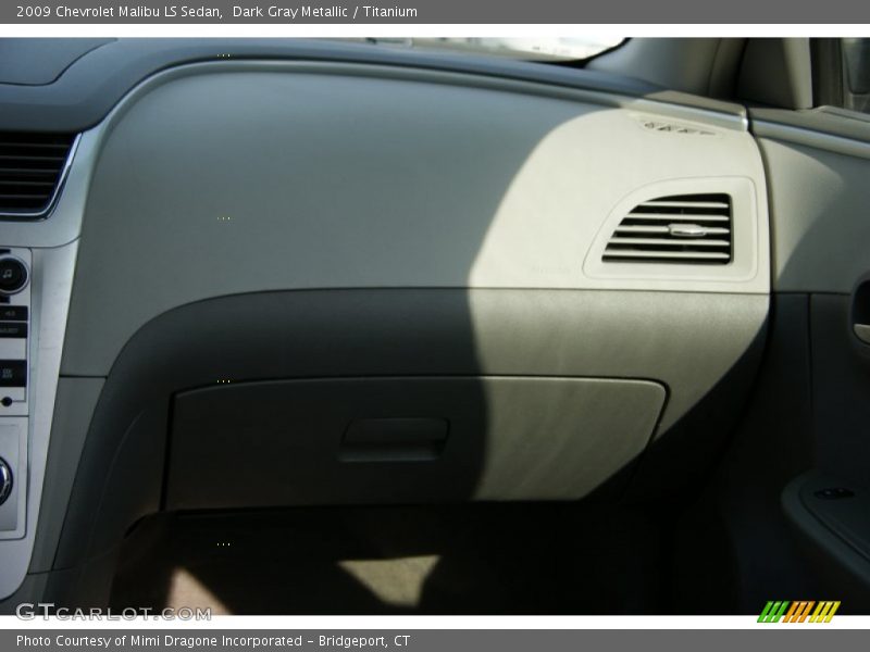 Dark Gray Metallic / Titanium 2009 Chevrolet Malibu LS Sedan