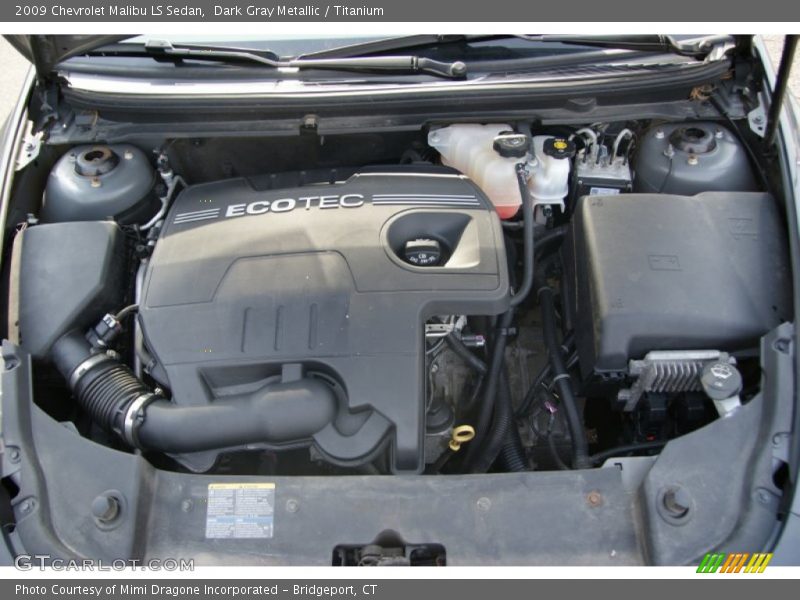 Dark Gray Metallic / Titanium 2009 Chevrolet Malibu LS Sedan