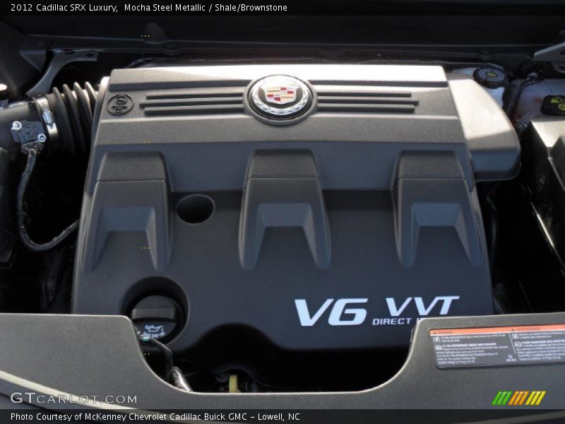 Mocha Steel Metallic / Shale/Brownstone 2012 Cadillac SRX Luxury