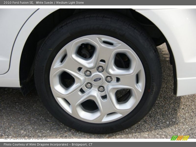 White Suede / Medium Light Stone 2010 Ford Fusion SE