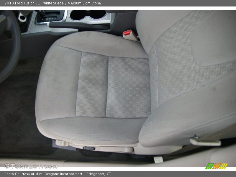 White Suede / Medium Light Stone 2010 Ford Fusion SE