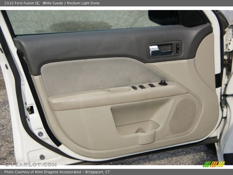 White Suede / Medium Light Stone 2010 Ford Fusion SE