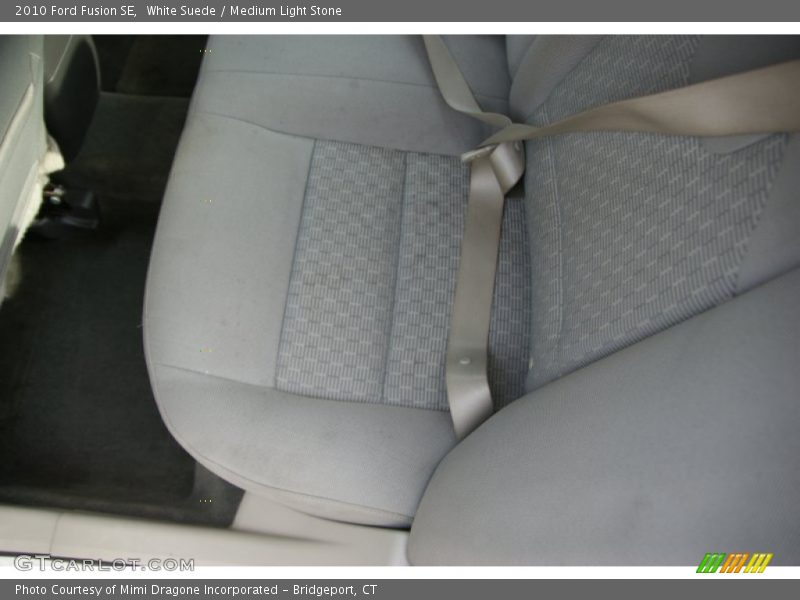 White Suede / Medium Light Stone 2010 Ford Fusion SE
