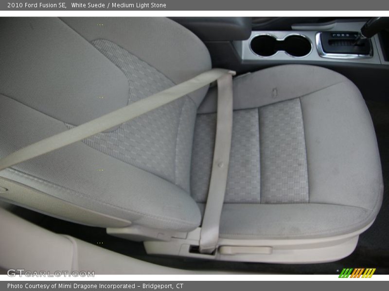 White Suede / Medium Light Stone 2010 Ford Fusion SE