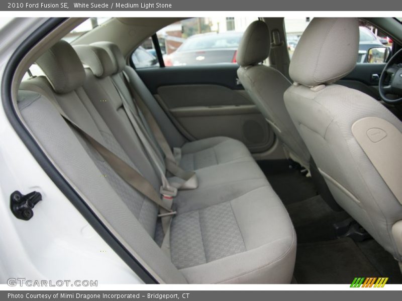 White Suede / Medium Light Stone 2010 Ford Fusion SE