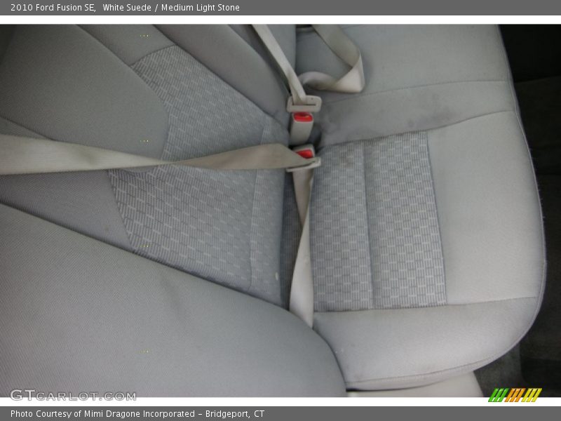 White Suede / Medium Light Stone 2010 Ford Fusion SE