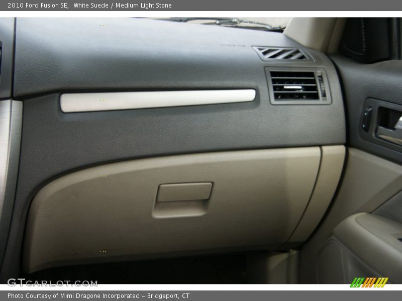 White Suede / Medium Light Stone 2010 Ford Fusion SE