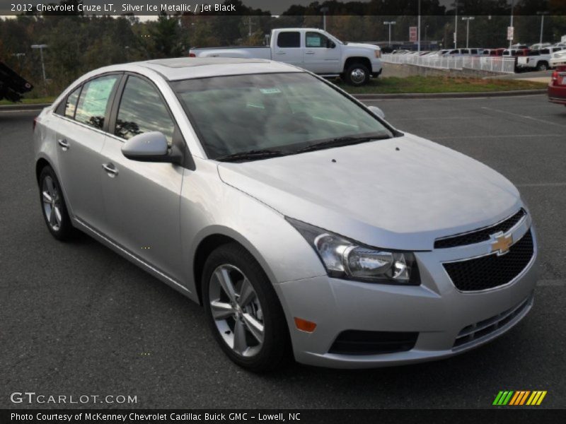 Silver Ice Metallic / Jet Black 2012 Chevrolet Cruze LT
