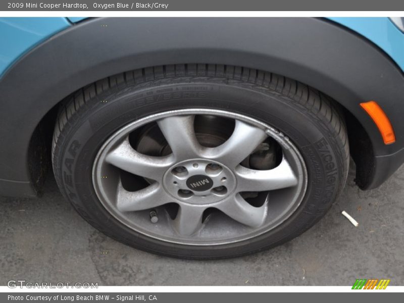 Oxygen Blue / Black/Grey 2009 Mini Cooper Hardtop