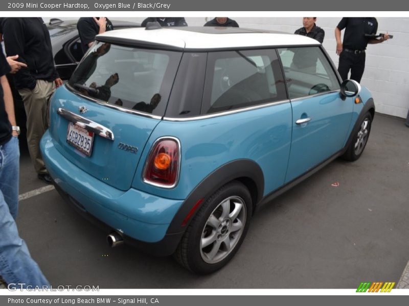 Oxygen Blue / Black/Grey 2009 Mini Cooper Hardtop