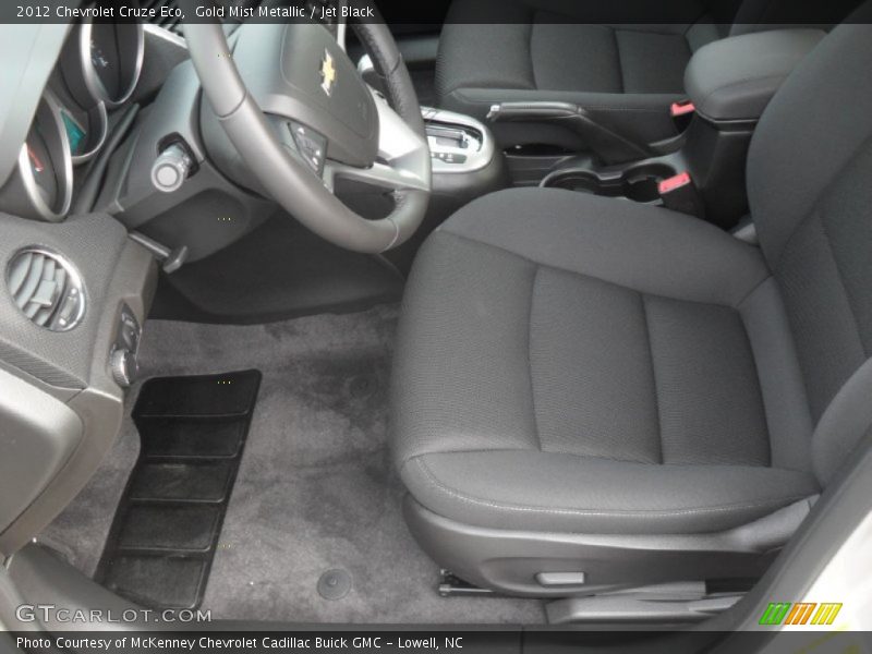 Gold Mist Metallic / Jet Black 2012 Chevrolet Cruze Eco