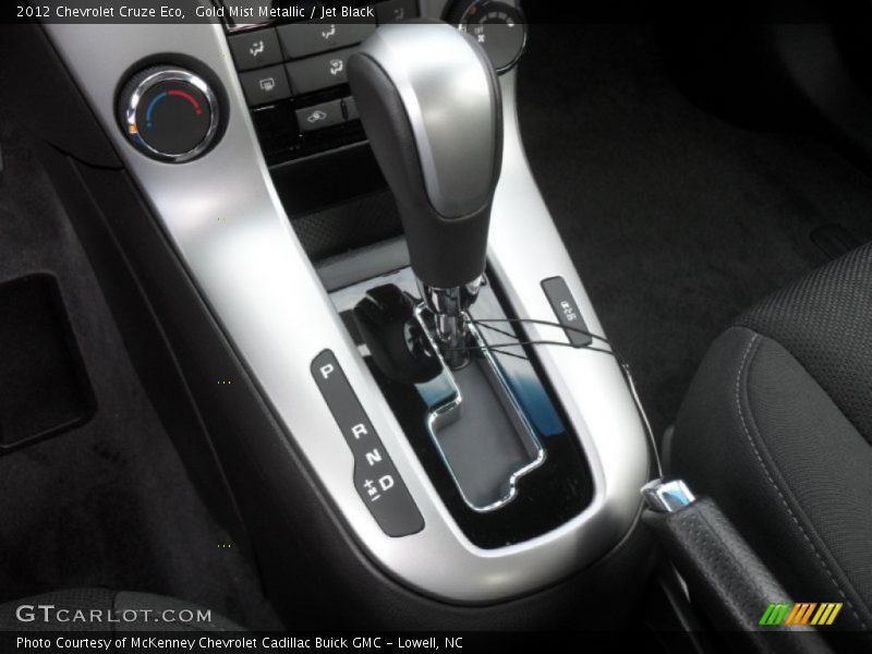 Gold Mist Metallic / Jet Black 2012 Chevrolet Cruze Eco