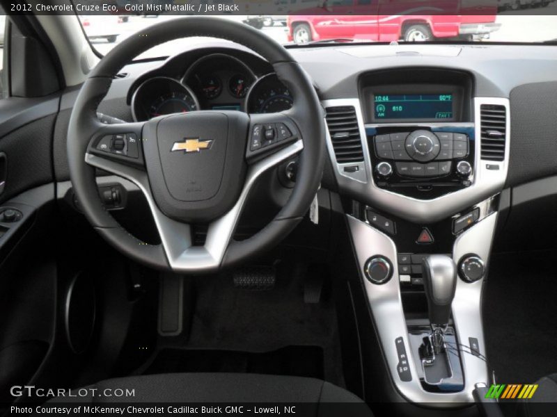 Gold Mist Metallic / Jet Black 2012 Chevrolet Cruze Eco