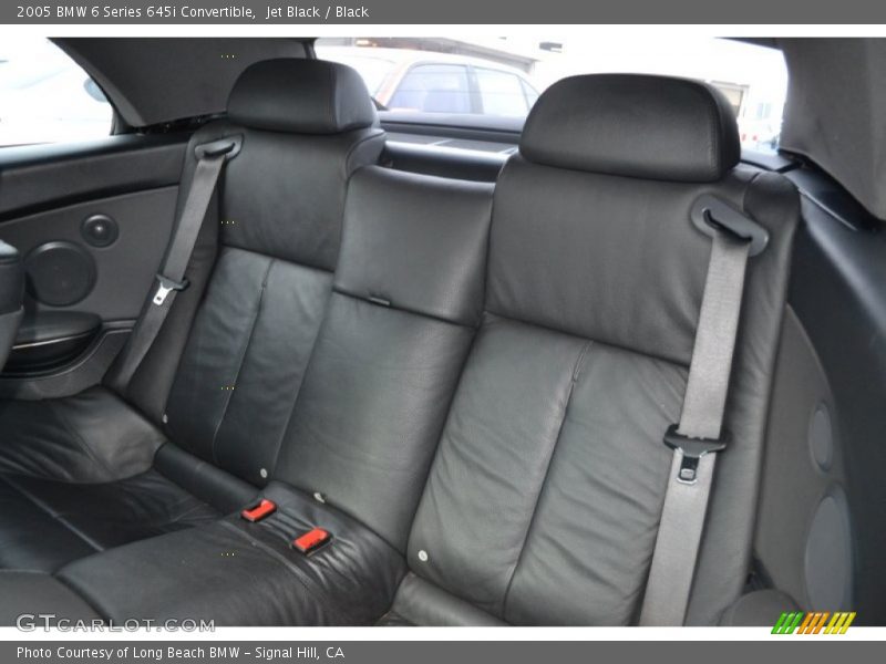 Jet Black / Black 2005 BMW 6 Series 645i Convertible