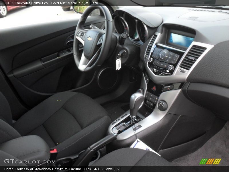 Gold Mist Metallic / Jet Black 2012 Chevrolet Cruze Eco