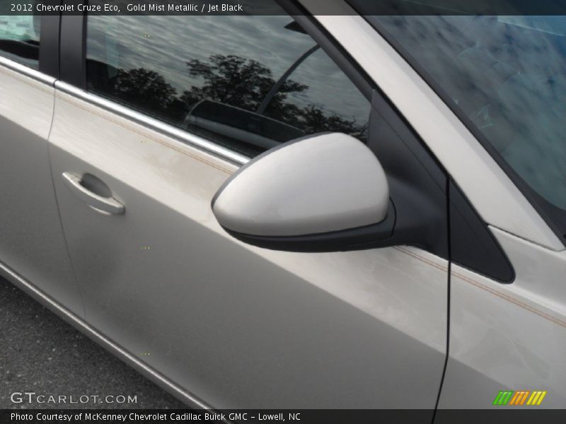 Gold Mist Metallic / Jet Black 2012 Chevrolet Cruze Eco