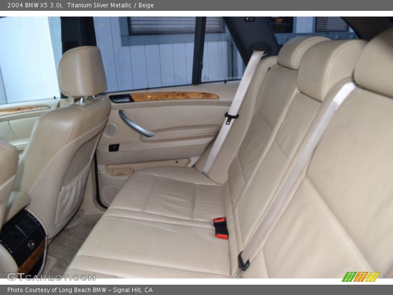 Titanium Silver Metallic / Beige 2004 BMW X5 3.0i