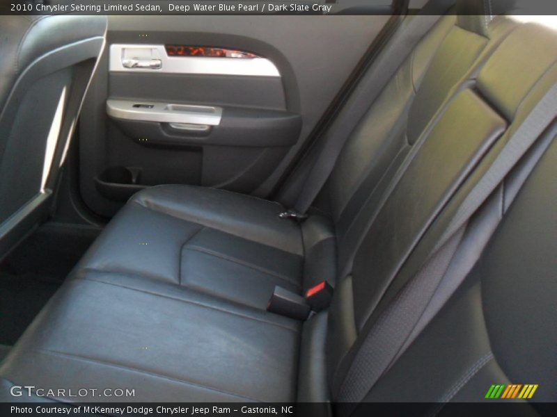 Deep Water Blue Pearl / Dark Slate Gray 2010 Chrysler Sebring Limited Sedan