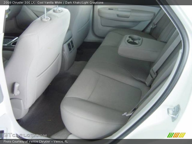 Cool Vanilla White / Dark Khaki/Light Graystone 2009 Chrysler 300 LX