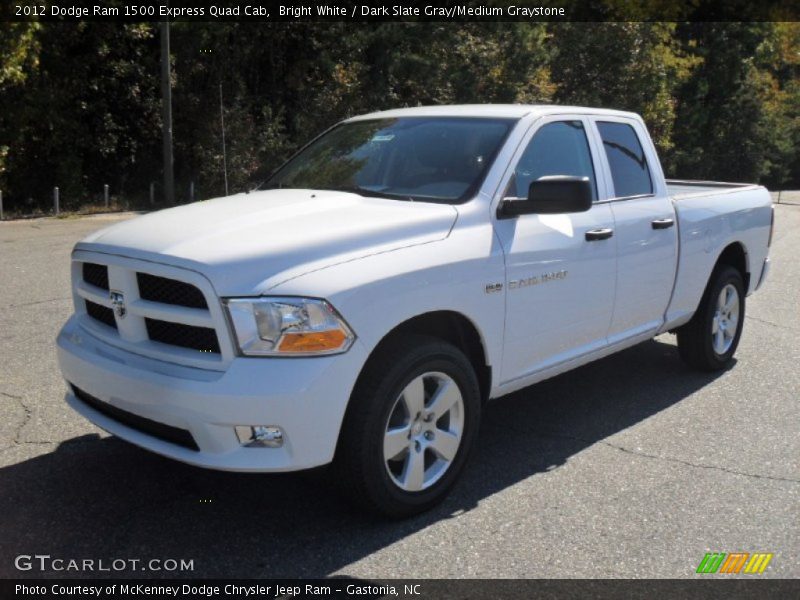  2012 Ram 1500 Express Quad Cab Bright White