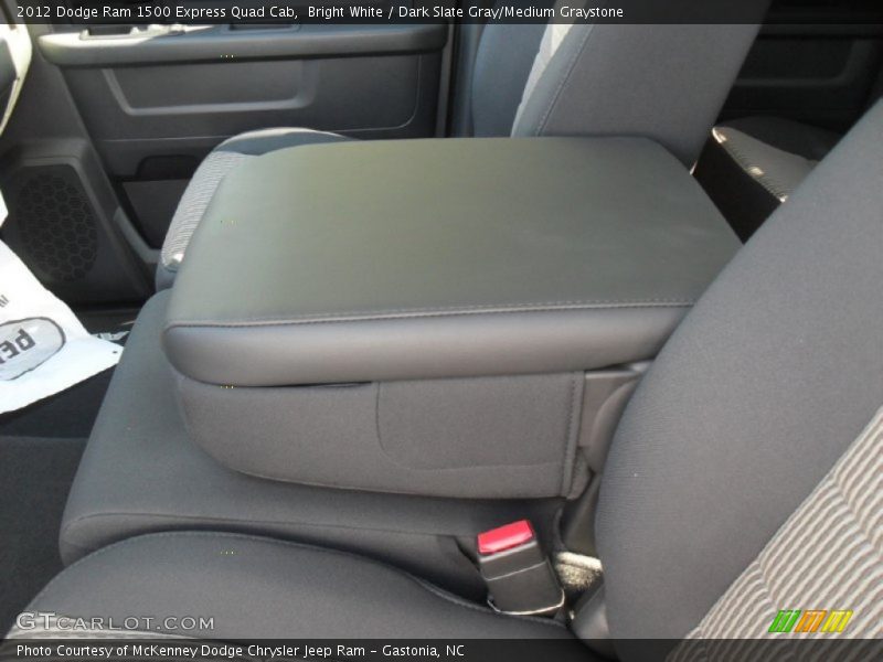 Bright White / Dark Slate Gray/Medium Graystone 2012 Dodge Ram 1500 Express Quad Cab
