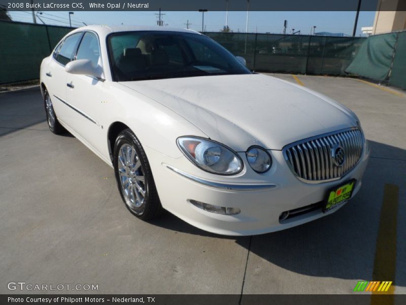 White Opal / Neutral 2008 Buick LaCrosse CXS