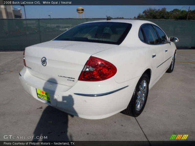 White Opal / Neutral 2008 Buick LaCrosse CXS